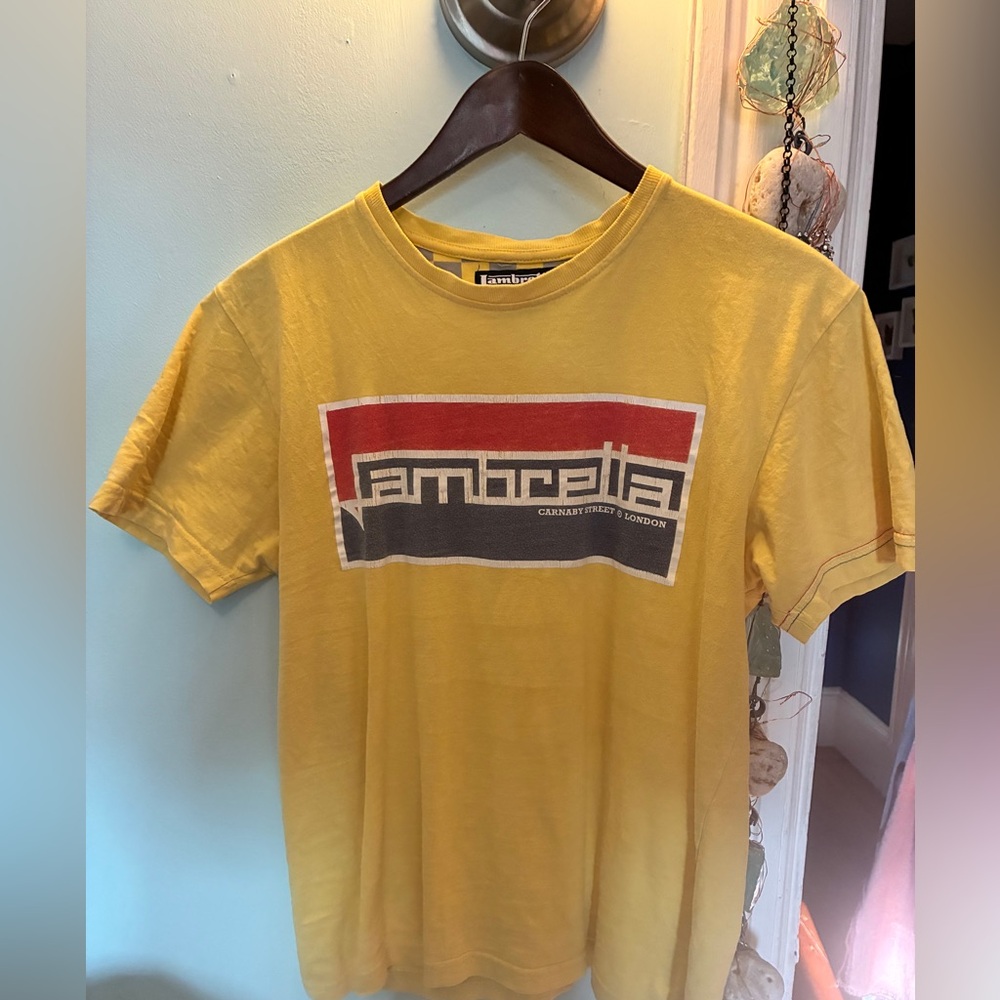 Lambretta Yellow Graphic T-Shirt